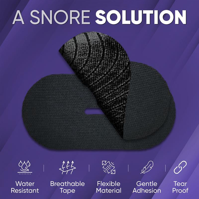 Zzsleep Tape - Pink & Black Mouth Tape Bundle (60 Strips) for Snore Prevention, Rest & Recovery, Breathable Sports Tape