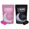 Zzsleep Tape - Pink & Black Mouth Tape Bundle (60 Strips) for Snore Prevention, Rest & Recovery, Breathable Sports Tape