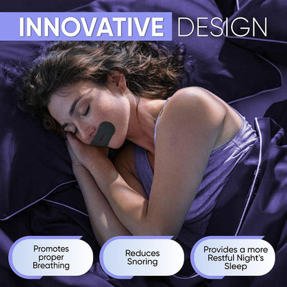 Zzsleep Tape - Pink & Black Mouth Tape Bundle (60 Strips) for Snore Prevention, Rest & Recovery, Breathable Sports Tape